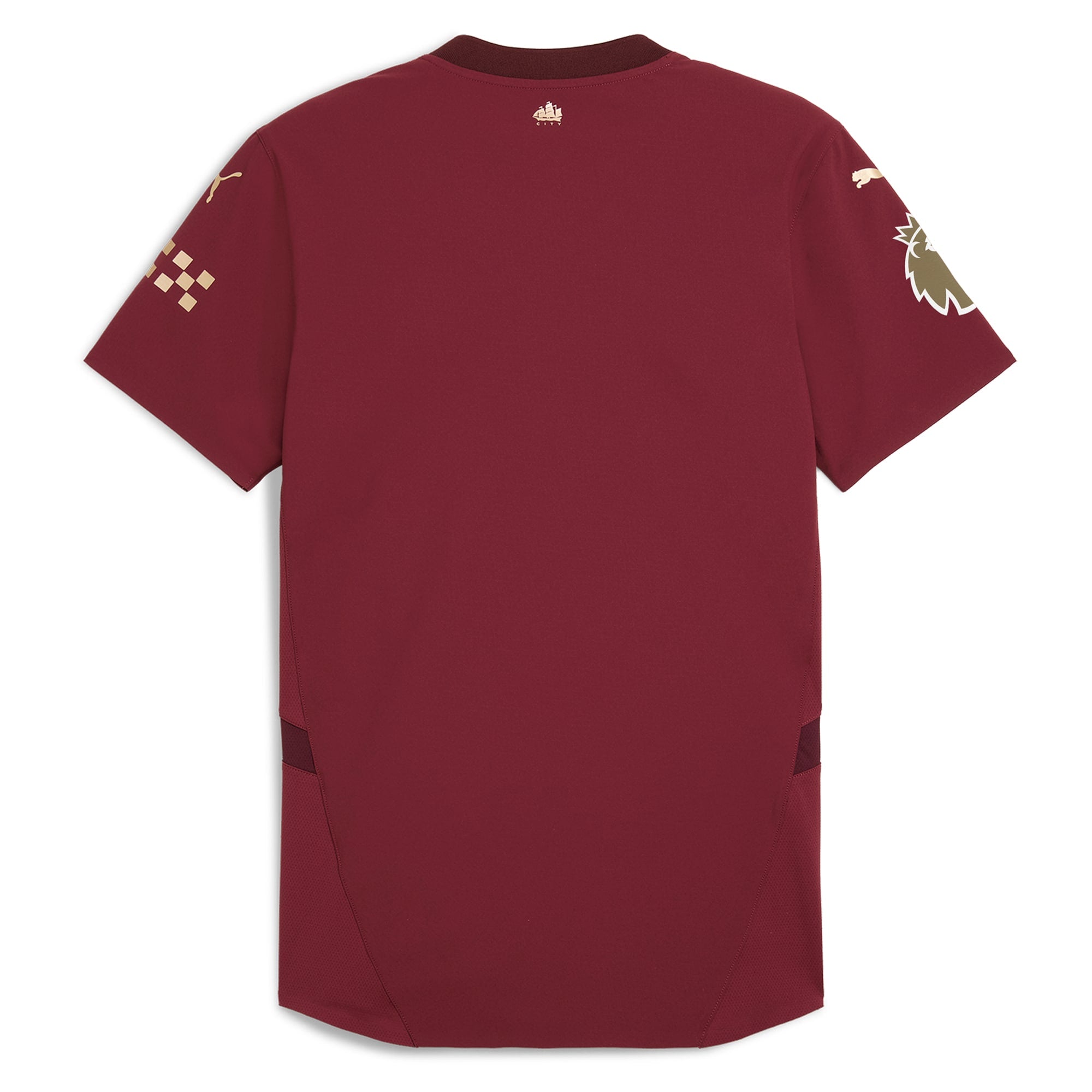 Manchester City  2024/2025 Third Customized Soccer Shirt - Burgundy