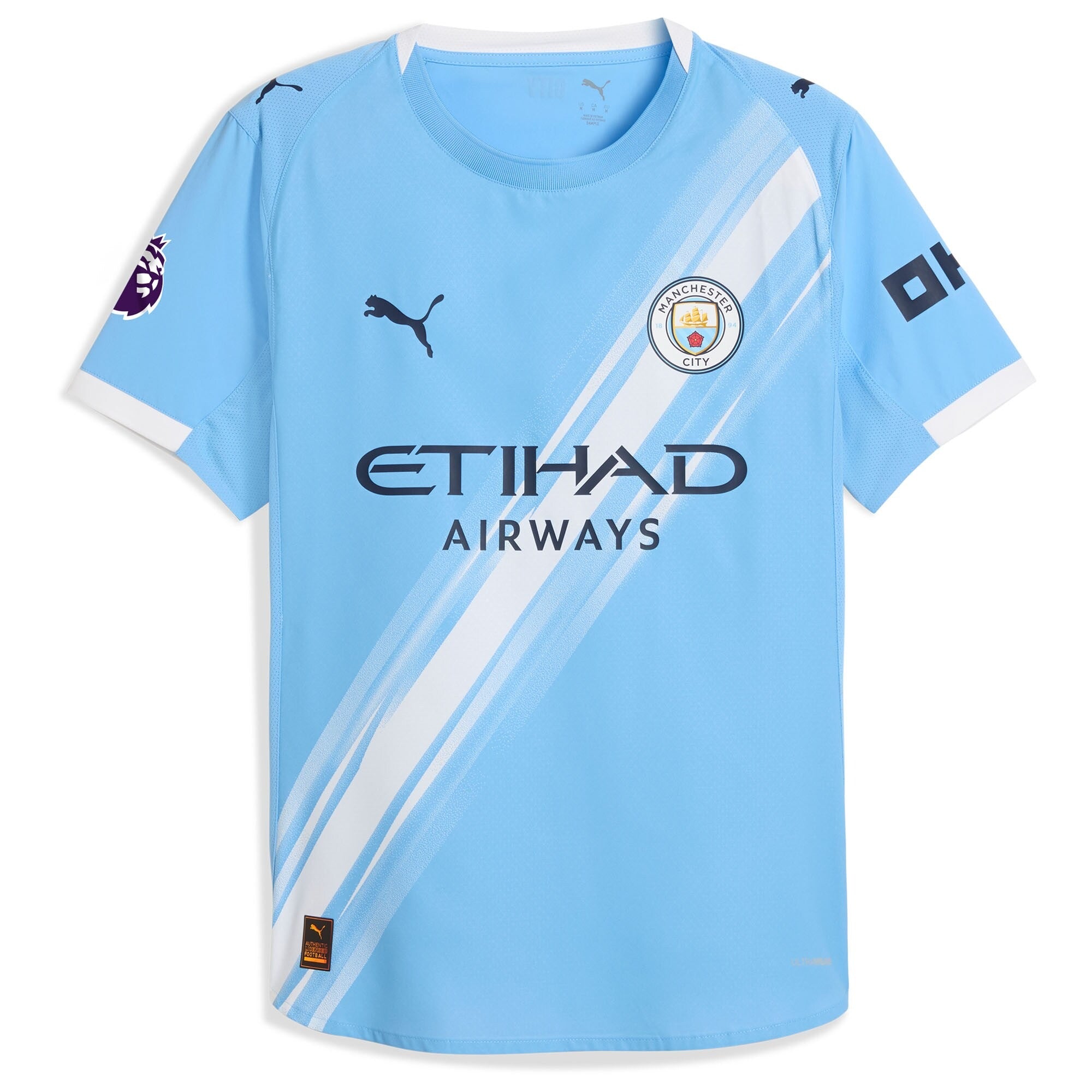 Manchester City 2025/26 Home Custom Soccer Shirt - Sky Blue