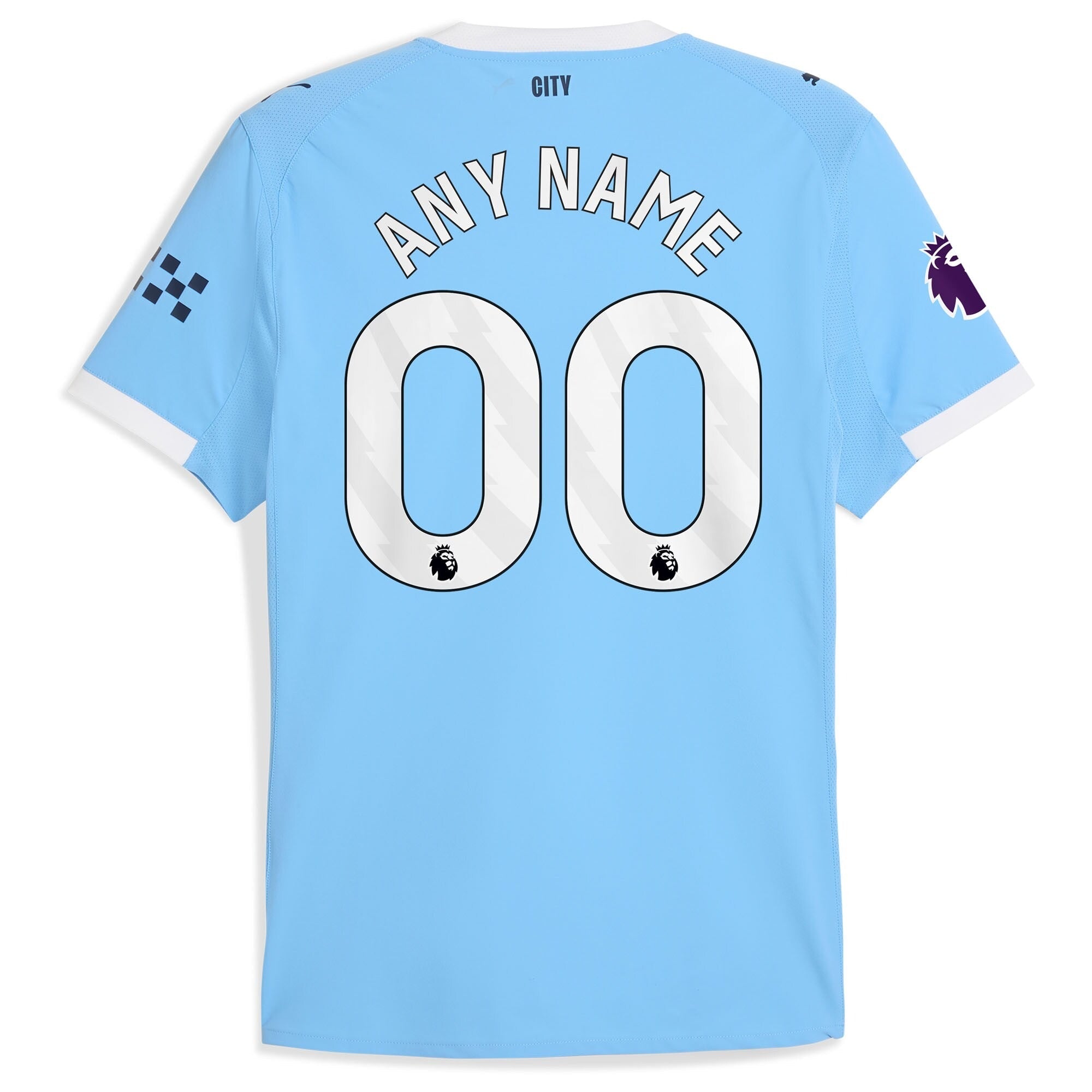 Manchester City 2025/26 Home Custom Soccer Shirt - Sky Blue