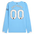 Manchester City 2025/26 Home Long Sleeve Custom Soccer Shirt - Sky Blue
