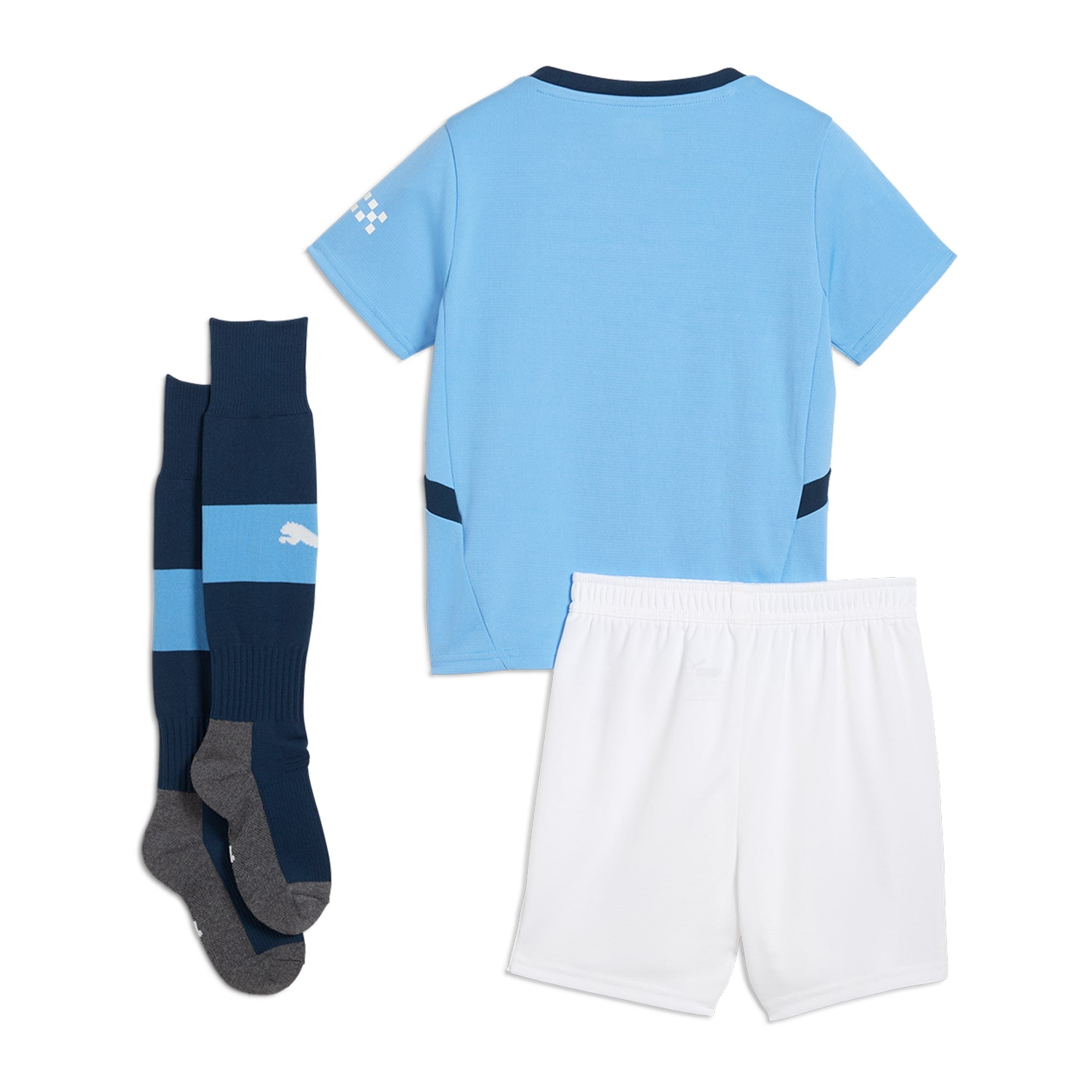 Manchester City Home Minikit 2024-25 Kids Custom Soccer Shirt