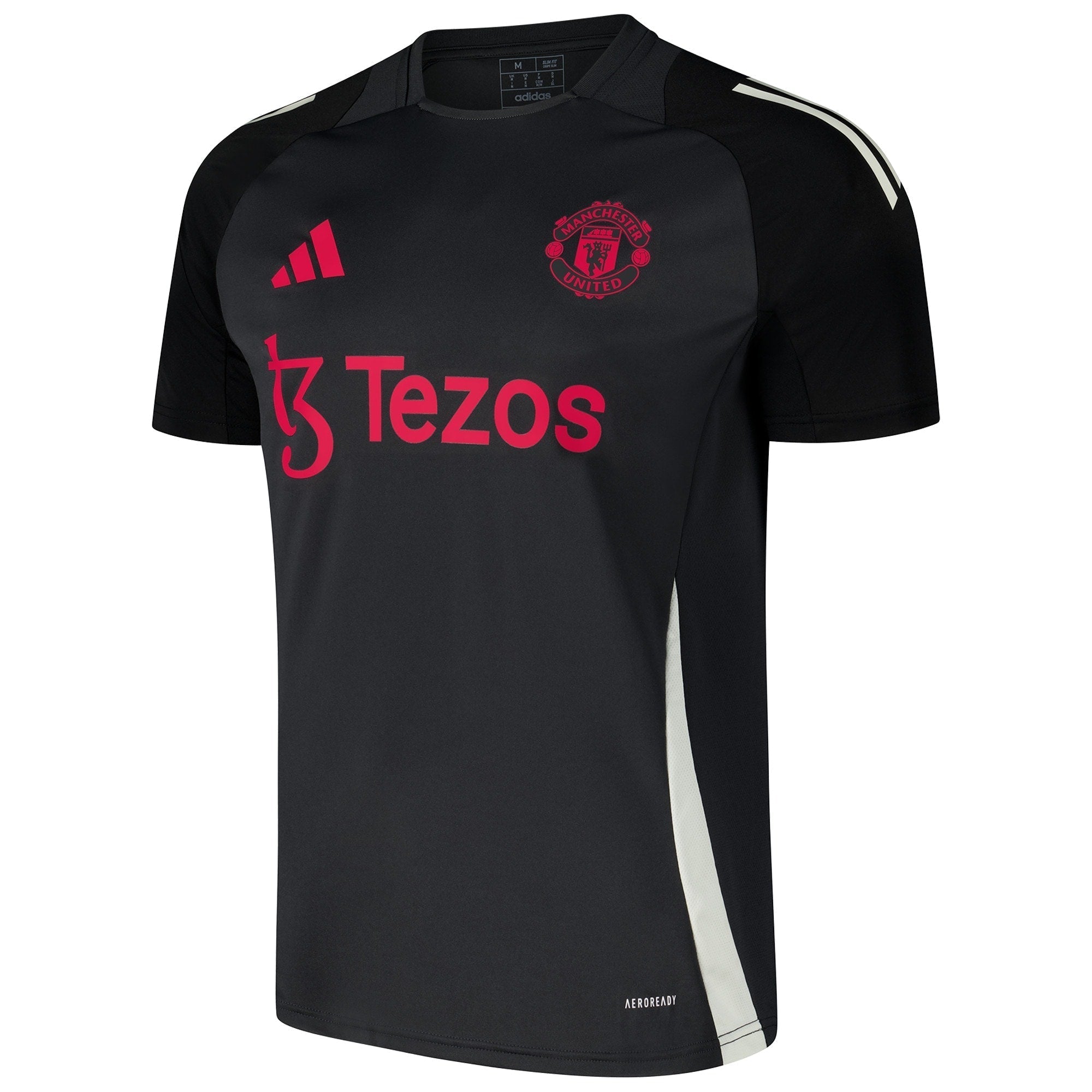 Manchester United 2024/25 AEROREADY Training Soccer Shirt - Black