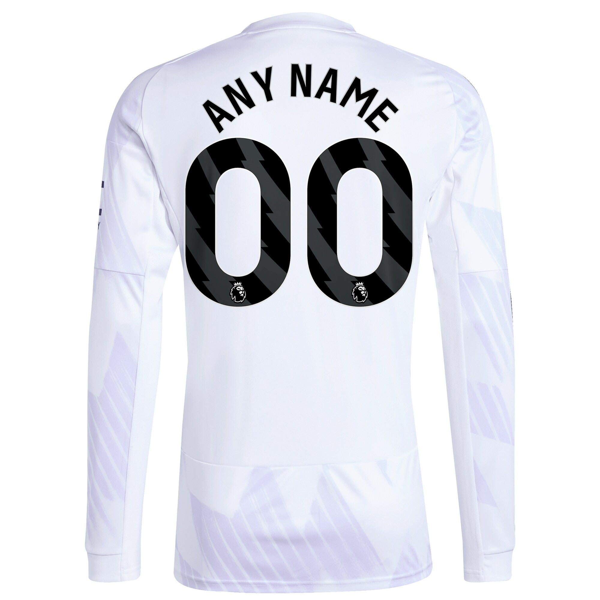 Manchester United 2025/26 Away Long Sleeve Custom Soccer Shirt - White