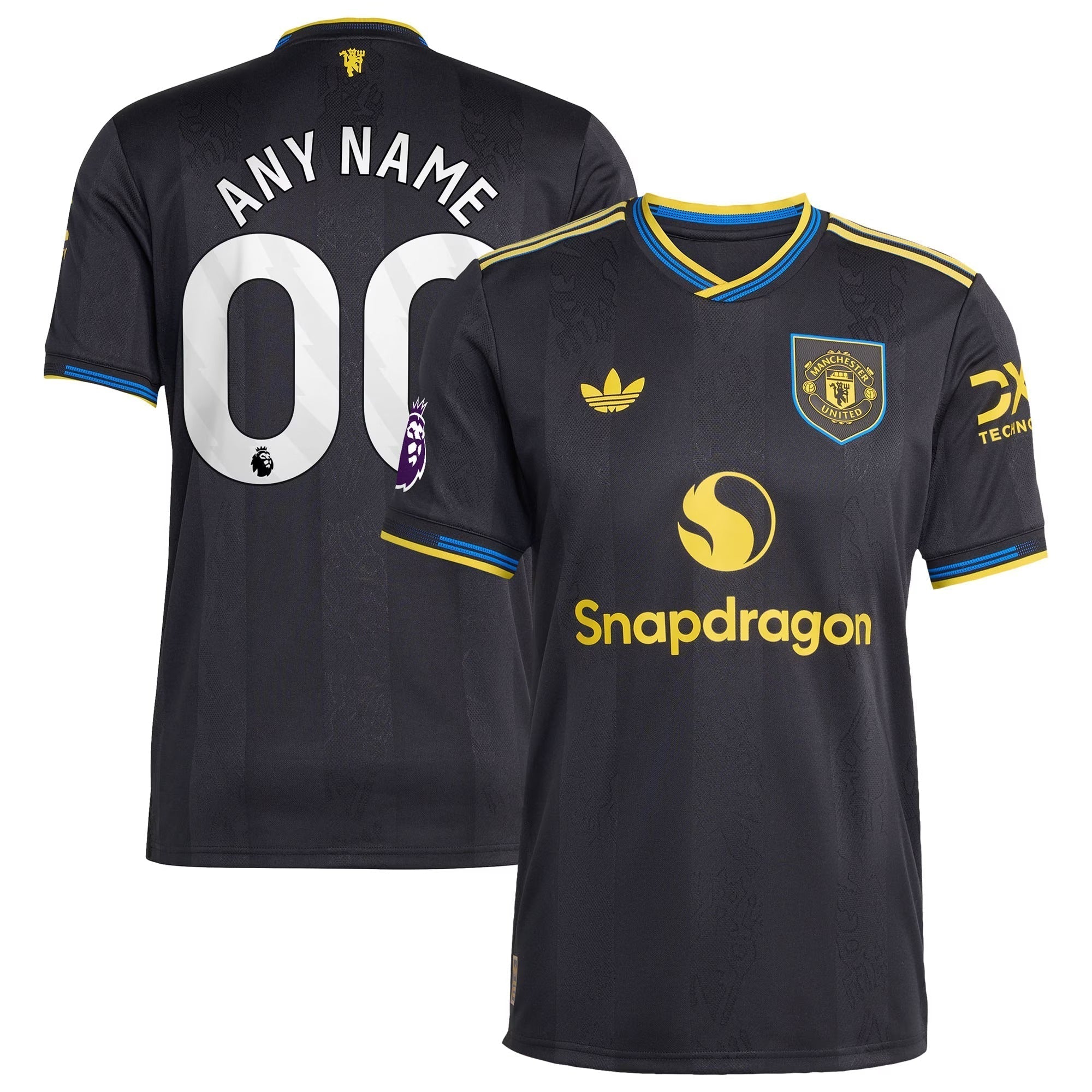 Manchester United 2025/26 Third Custom Soccer Shirt - Black