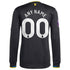 Manchester United 2025/26 Third Long Sleeve Custom Soccer Shirt - Black