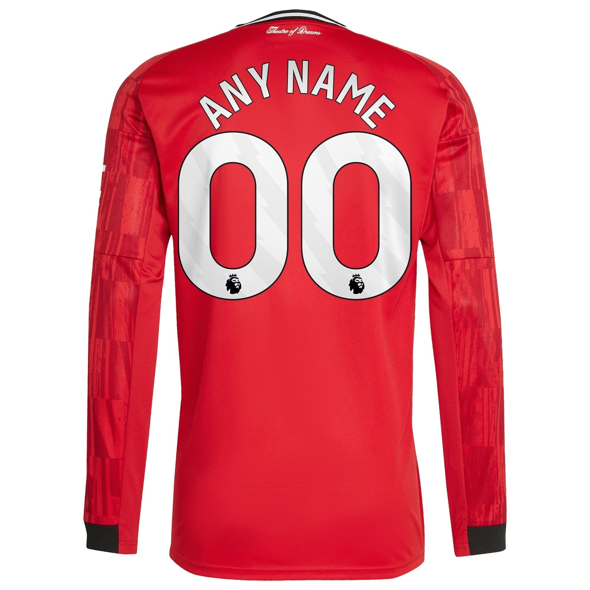 Manchester United Home 2025/26 Custom Long Sleeve Soccer Shirt - Red