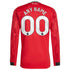 Manchester United Home 2025/26 Custom Long Sleeve Soccer Shirt - Red