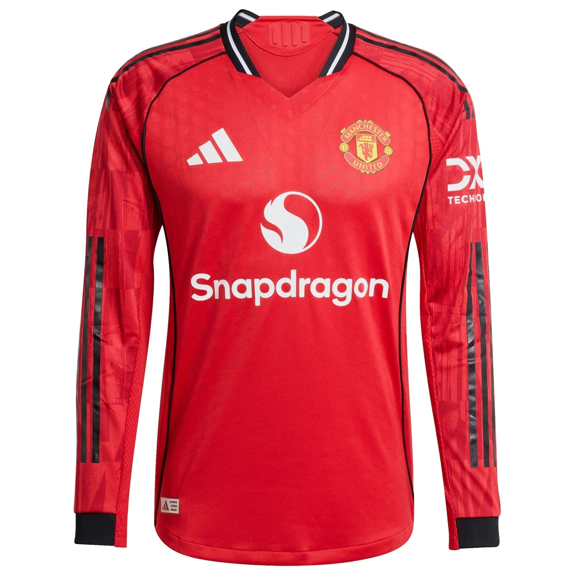 Manchester United WSL Home Shirt 2025-26 - Long sleeve with Cristiano Ronaldo 7 printing Soccer Shirt