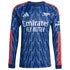 Martin Ødegaard Arsenal 2025/26 Away Long Sleeve Player Soccer Shirt - Blue