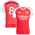 Martin Ødegaard Arsenal 2025/26 Home Player Soccer Shirt - Red