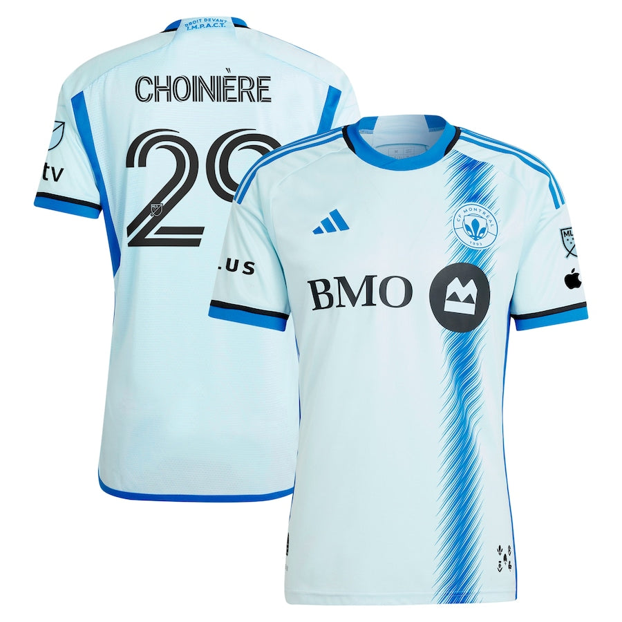 Mathieu Choinière CF Montreal 2024 La Main Player Soccer Shirt – Light Blue