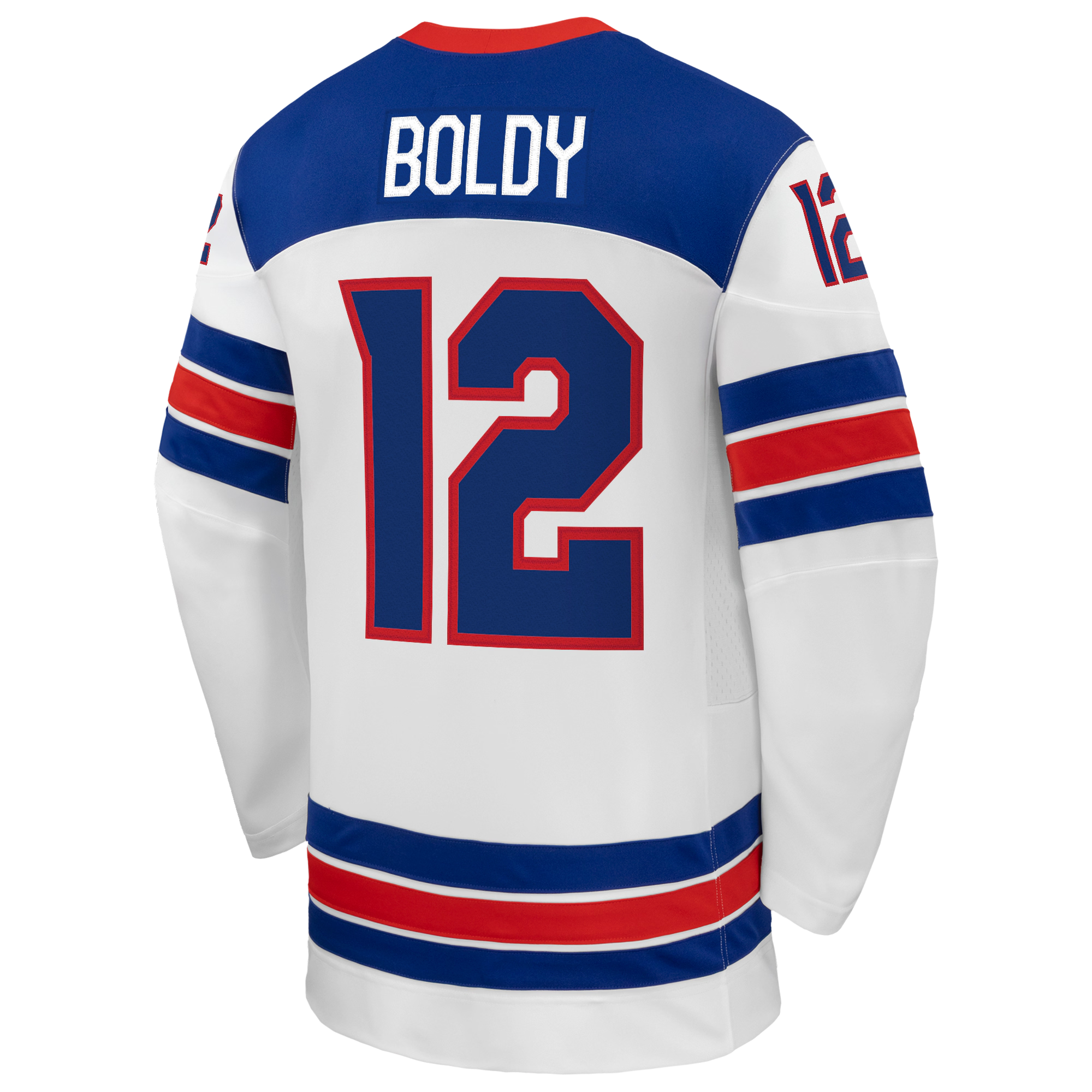 Matthew Boldy #12 USA Hockey 2026 Away Jersey - Nike White
