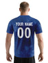 Men's Elite Football Training Top - Moisture-Wicking Personalized Soccer Jersey - Cobalt Blue