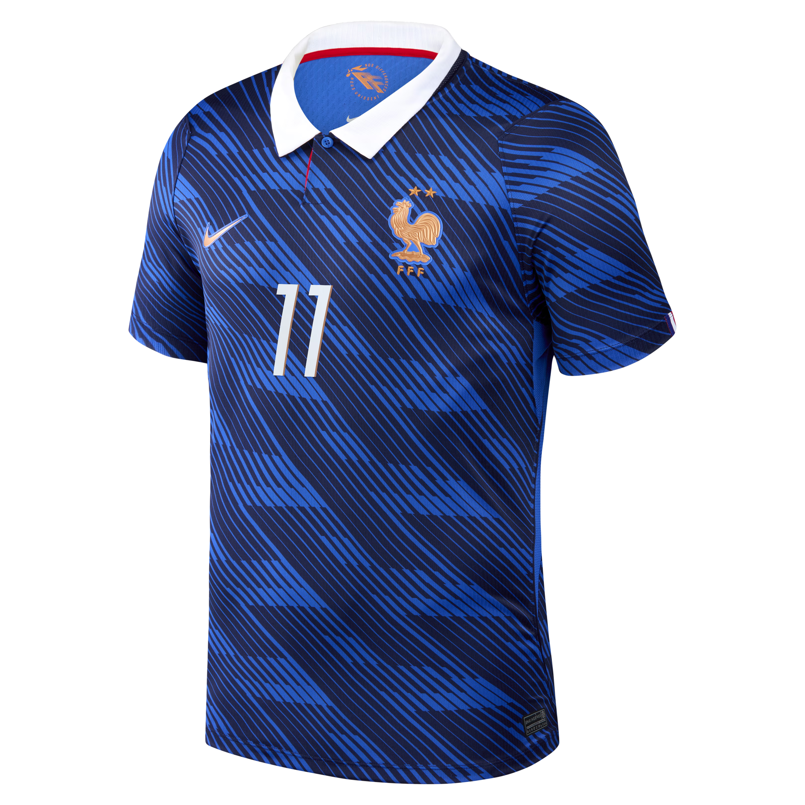 Michael Olise France National Team Nike 2026 Home Stadium Replica Jersey - Blue
