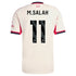 Mohamed Salah Liverpool 2025/26 Away Player Soccer Shirt - White