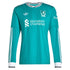 Mohamed Salah Liverpool 2025/26 Third Long Sleeve Player Soccer Shirt - Green
