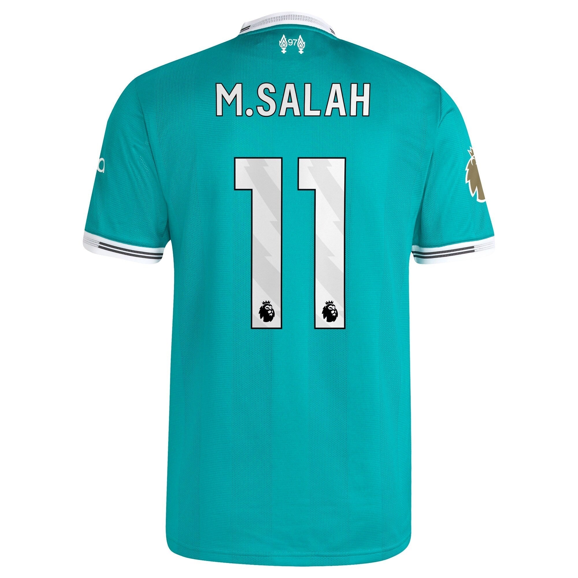 Mohamed Salah Liverpool 2025/26 Third Player Soccer Shirt - Green