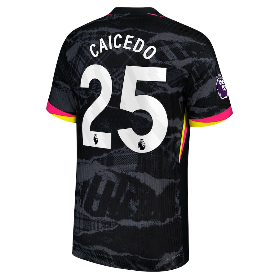 Moisés Caicedo Chelsea 2024/25 Third Player Soccer Shirt - Anthracite