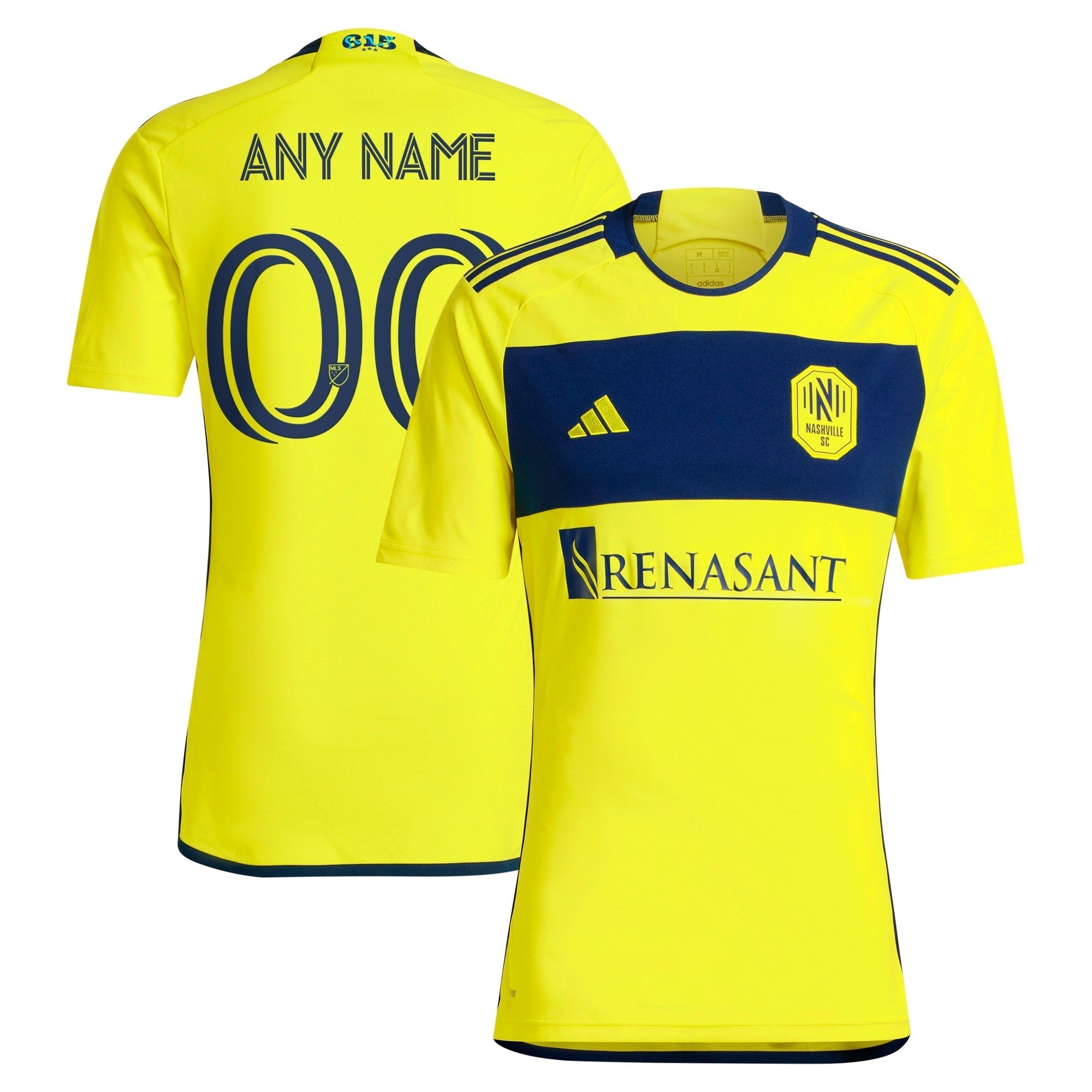 Nashville SC 2024 The 615 Kit Custom Soccer Shirt - Yellow