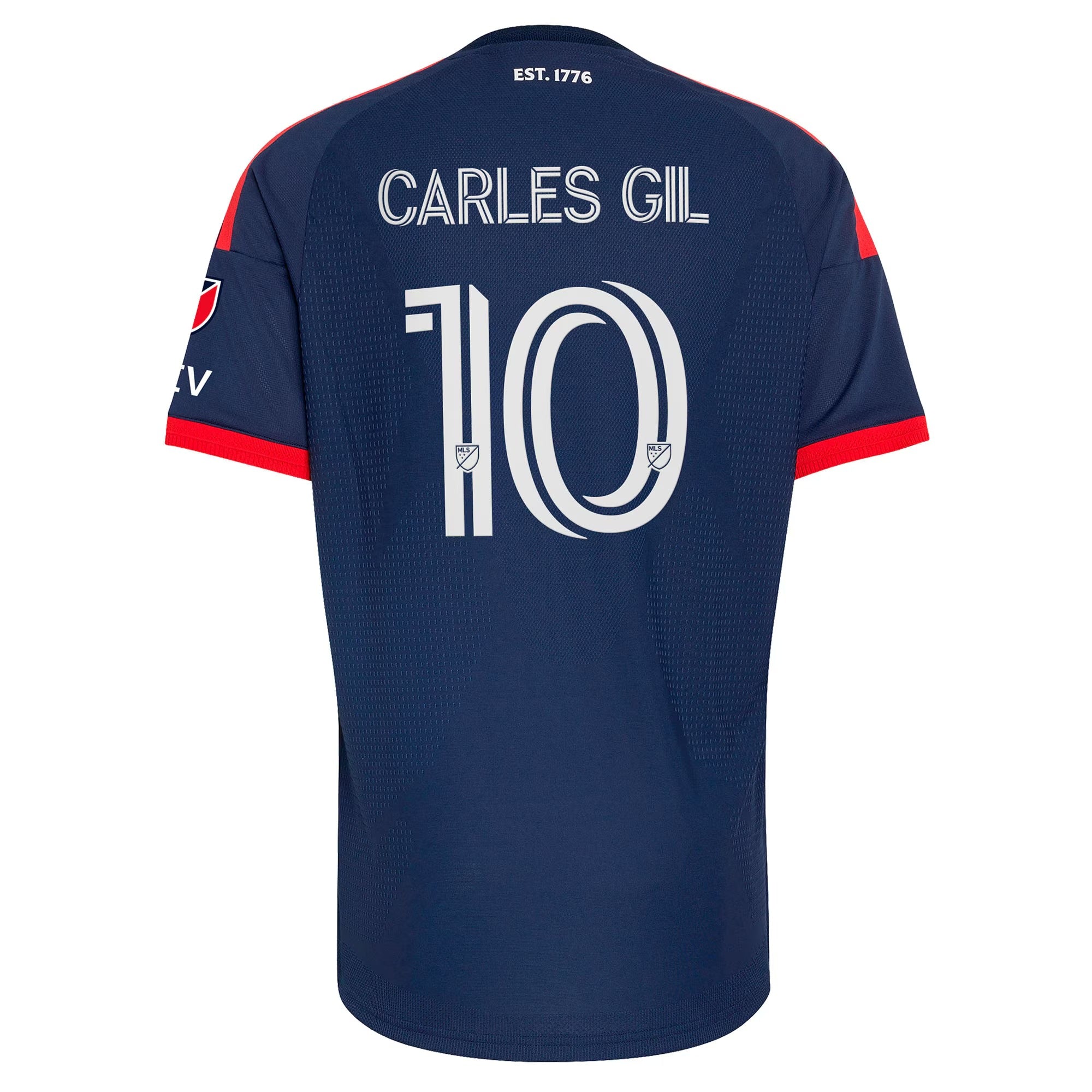 New England Revolution // Carles Gil #10 Official 2026 Independence Day On-Field Patch Jersey – Blue