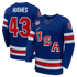Nike Quinn Hughes #43 USA Hockey 2026 Home Jersey - Royal Blue