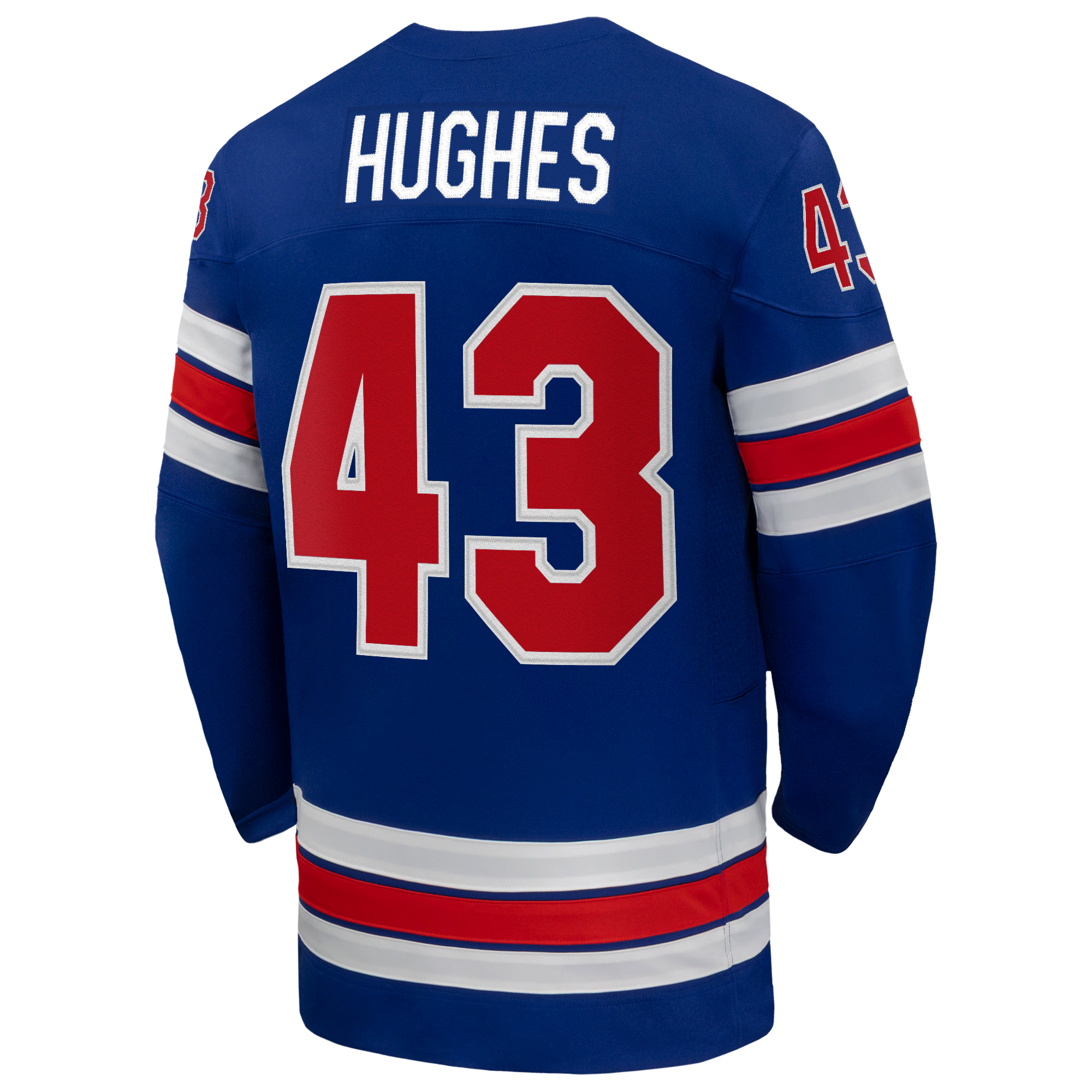 Nike Quinn Hughes #43 USA Hockey 2026 Home Jersey - Royal Blue