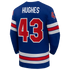 Nike Quinn Hughes #43 USA Hockey 2026 Home Jersey - Royal Blue