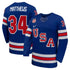 Nike USA Hockey 2026 Home Supporter Edition Jersey – Auston Matthews #34 – Royal Blue
