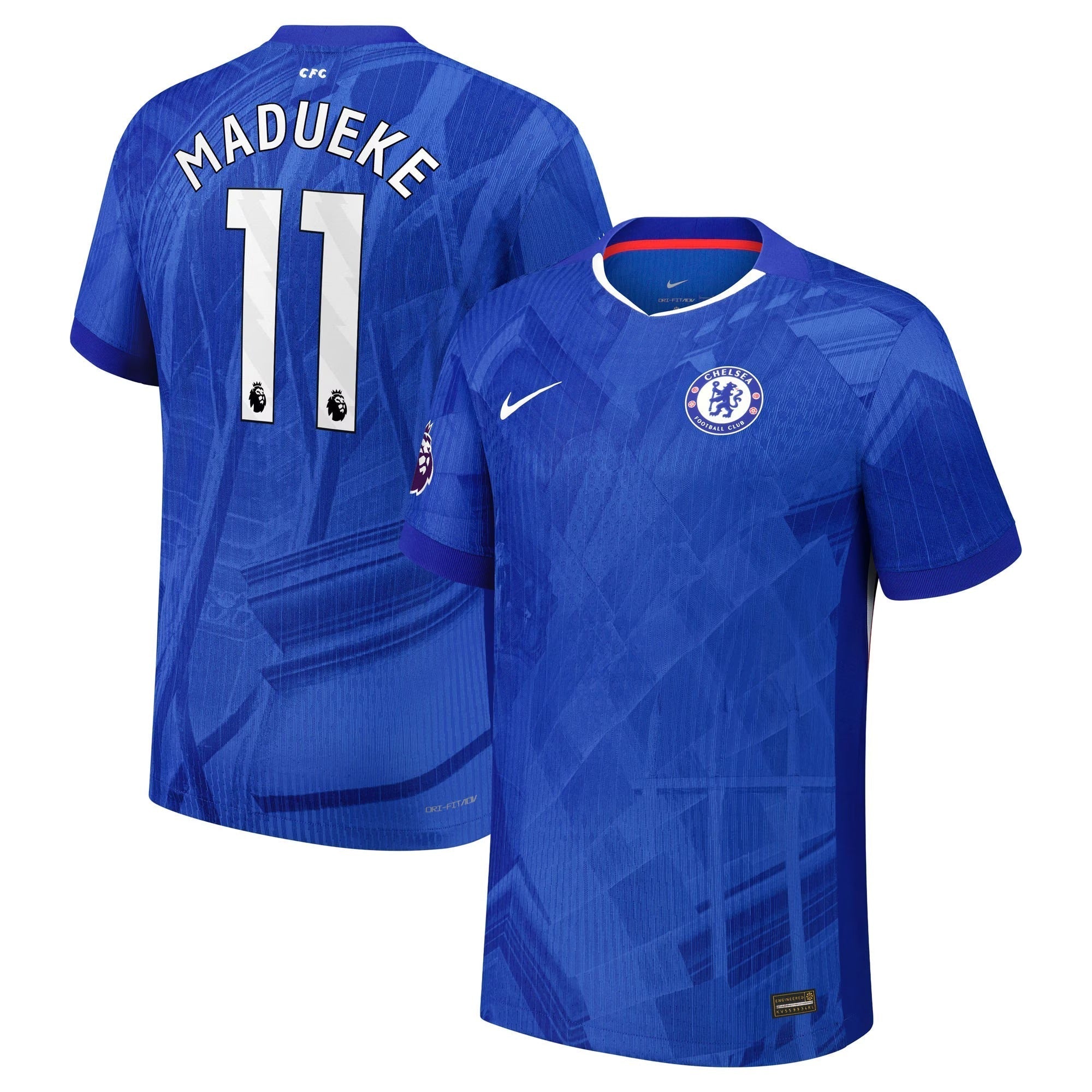 Noni Madueke Chelsea 2025/26 Home Player Soccer Shirt - Blue