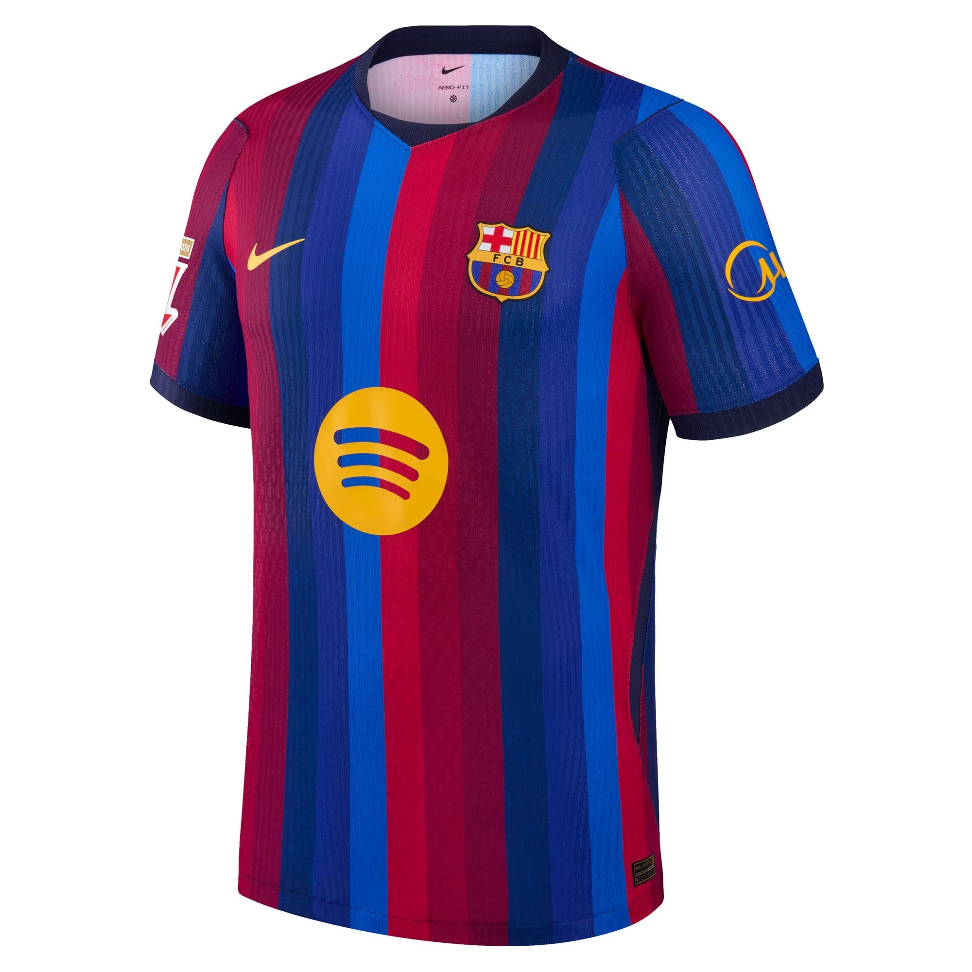 Official Barcelona Nike 2026/27 Home Match Replica Patch Jersey - Red & Blue Soccer Fan Gear