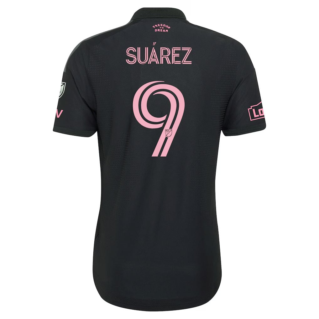 Official Luis Suárez Inter Miami CF 2026 On-Field Patch Jersey - Black
