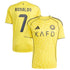 Player Edition Home Jersey Al-Nassr – Yellow 2025/26 Season -(Ronaldo 7#)