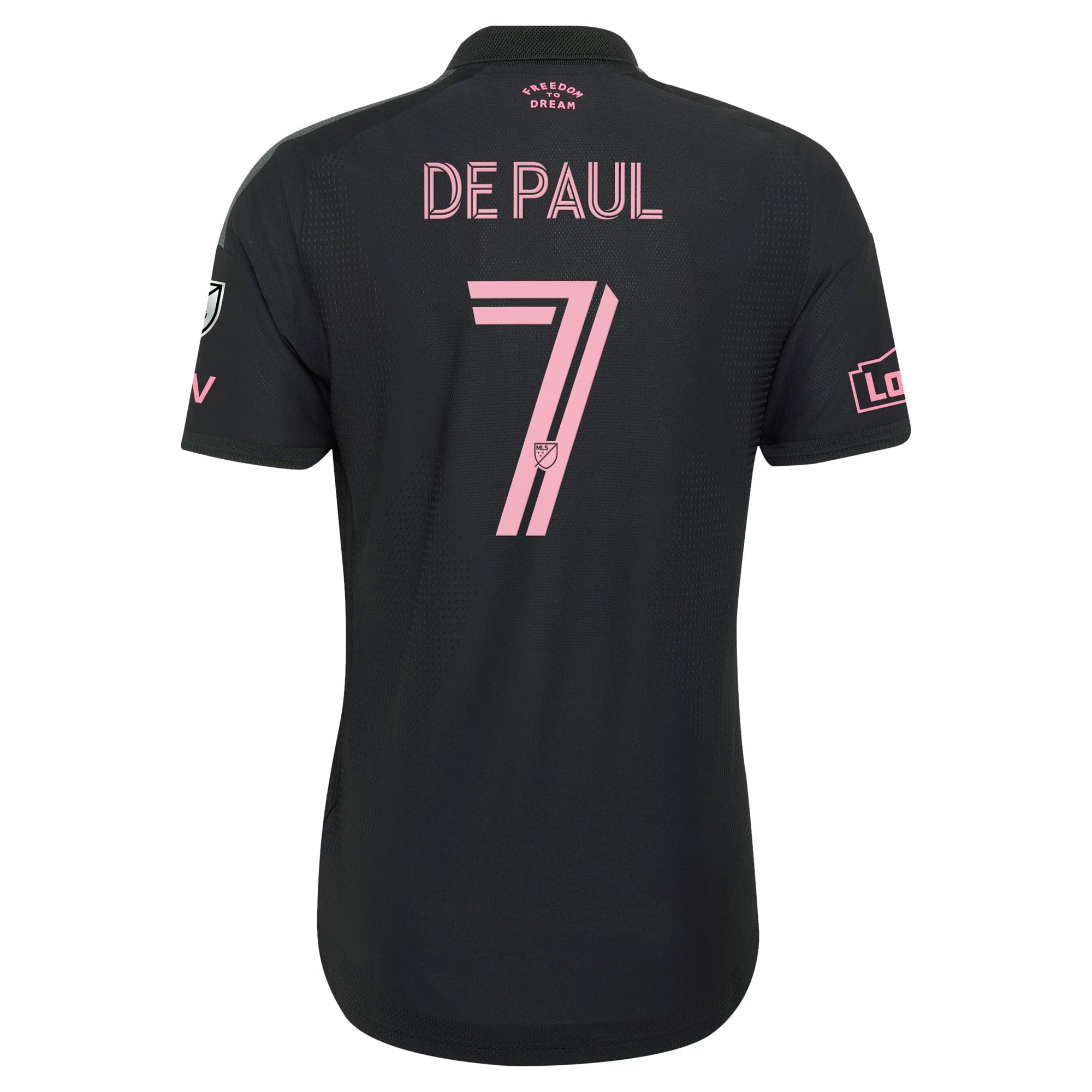 Official Rodrigo De Paul Inter Miami CF 2026 On-Field Patch Jersey - Black