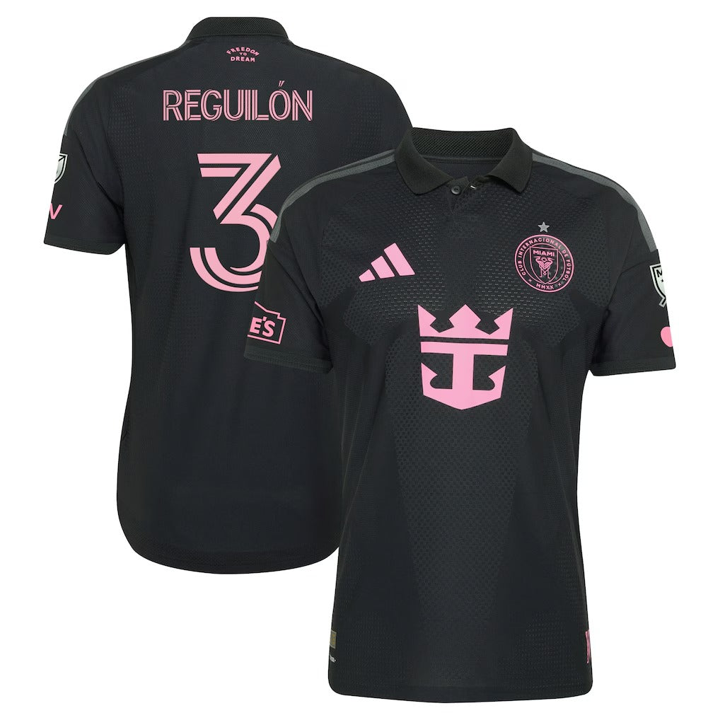 Official Sergio Reguilón Inter Miami CF 2026 On-Field Patch Adidas Jersey - Black