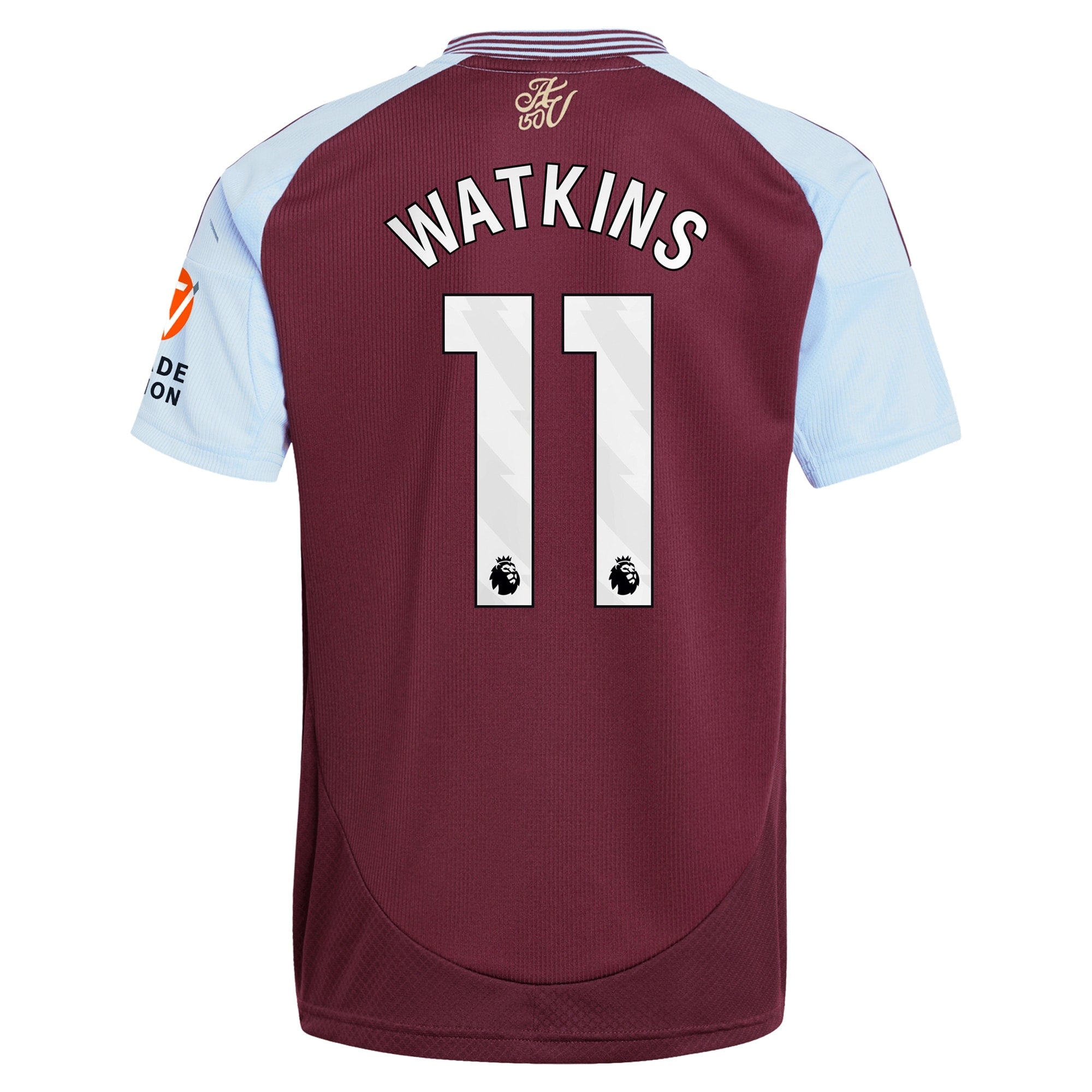 Ollie Watkins Aston Villa 2024/25 Home Player Soccer Shirt - Claret