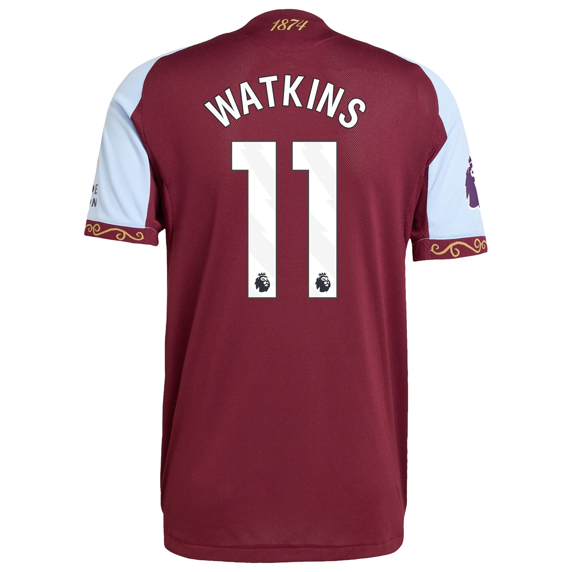 Ollie Watkins Aston Villa 2025/26 Home Soccer Shirt - Claret
