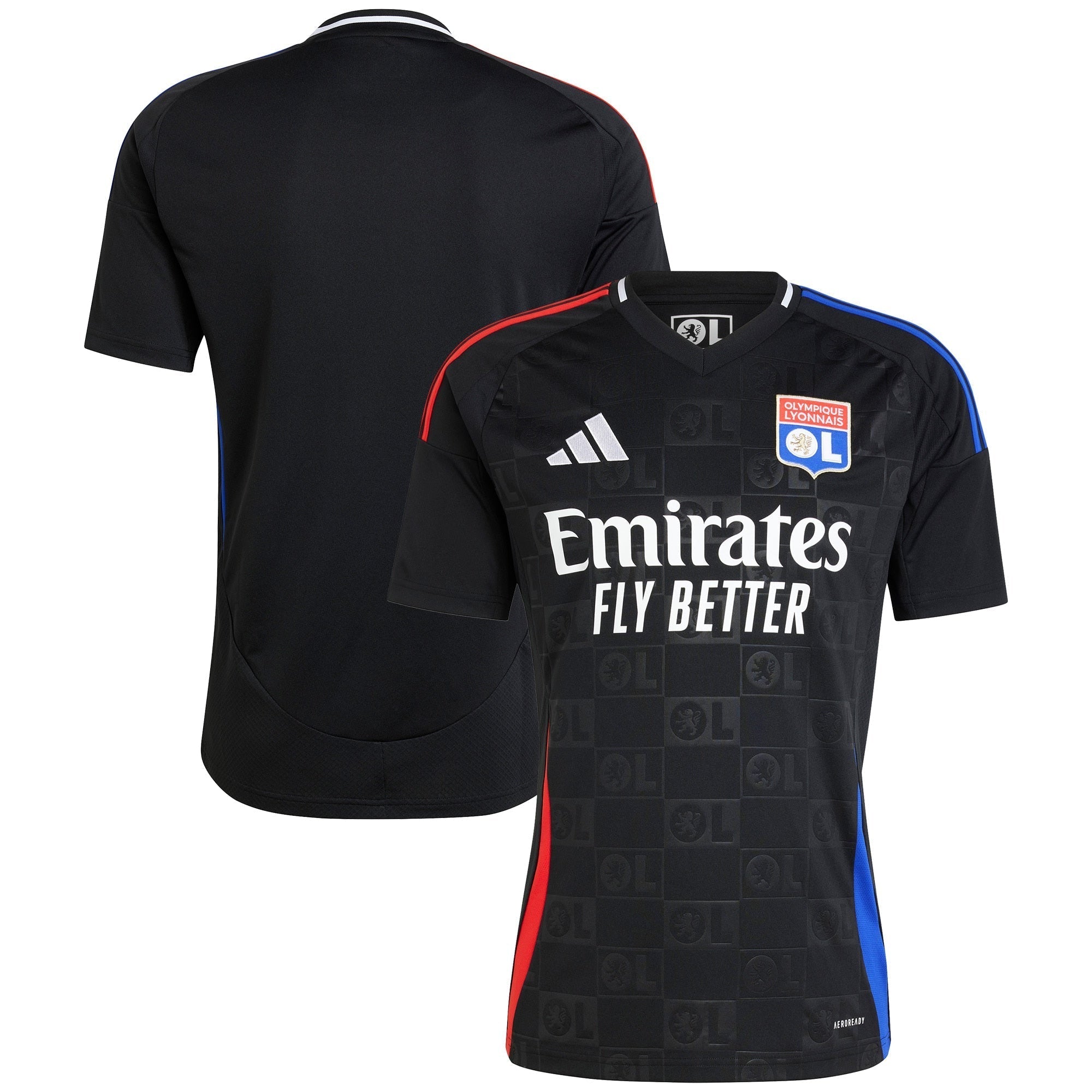 Olympique Lyonnais 2024/25 Away Custom Soccer Shirt - Black