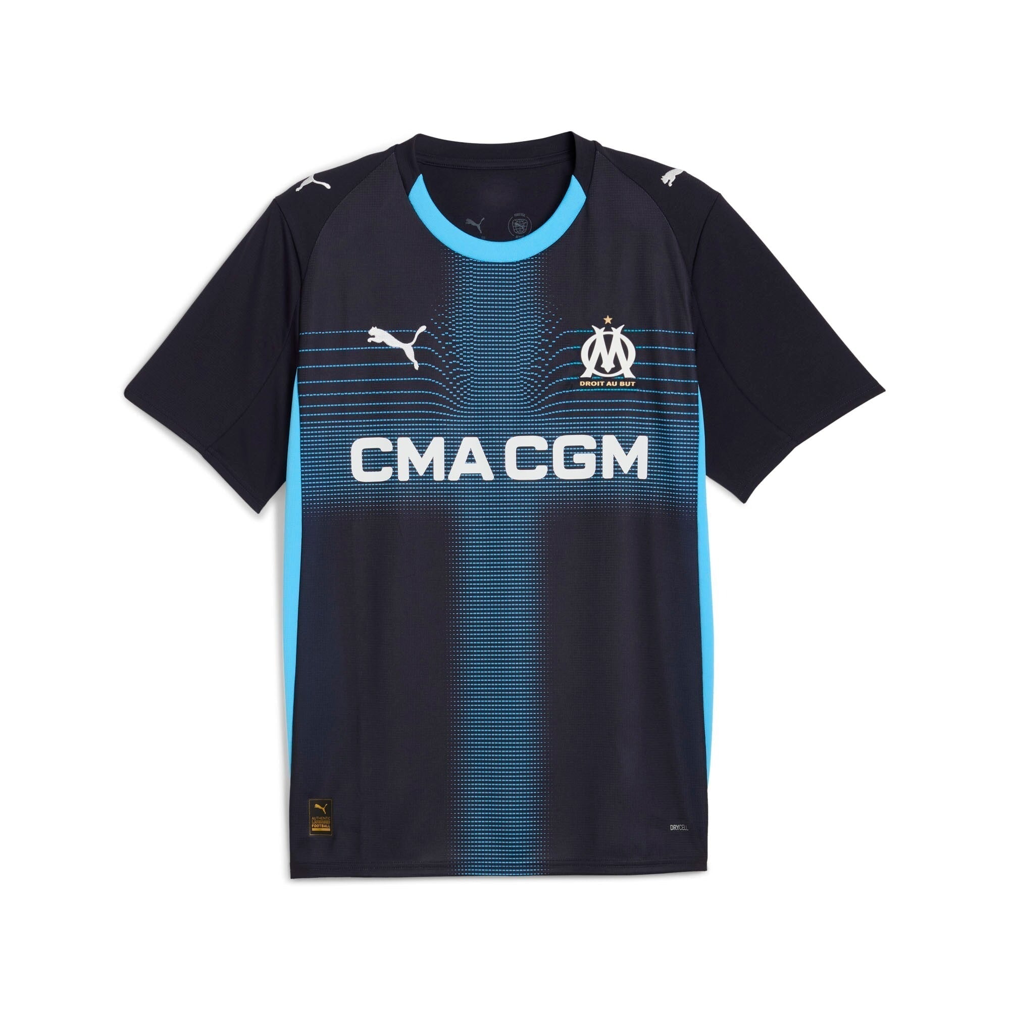 Olympique Marseille 2025/26 Custom Away Soccer Shirt - Navy