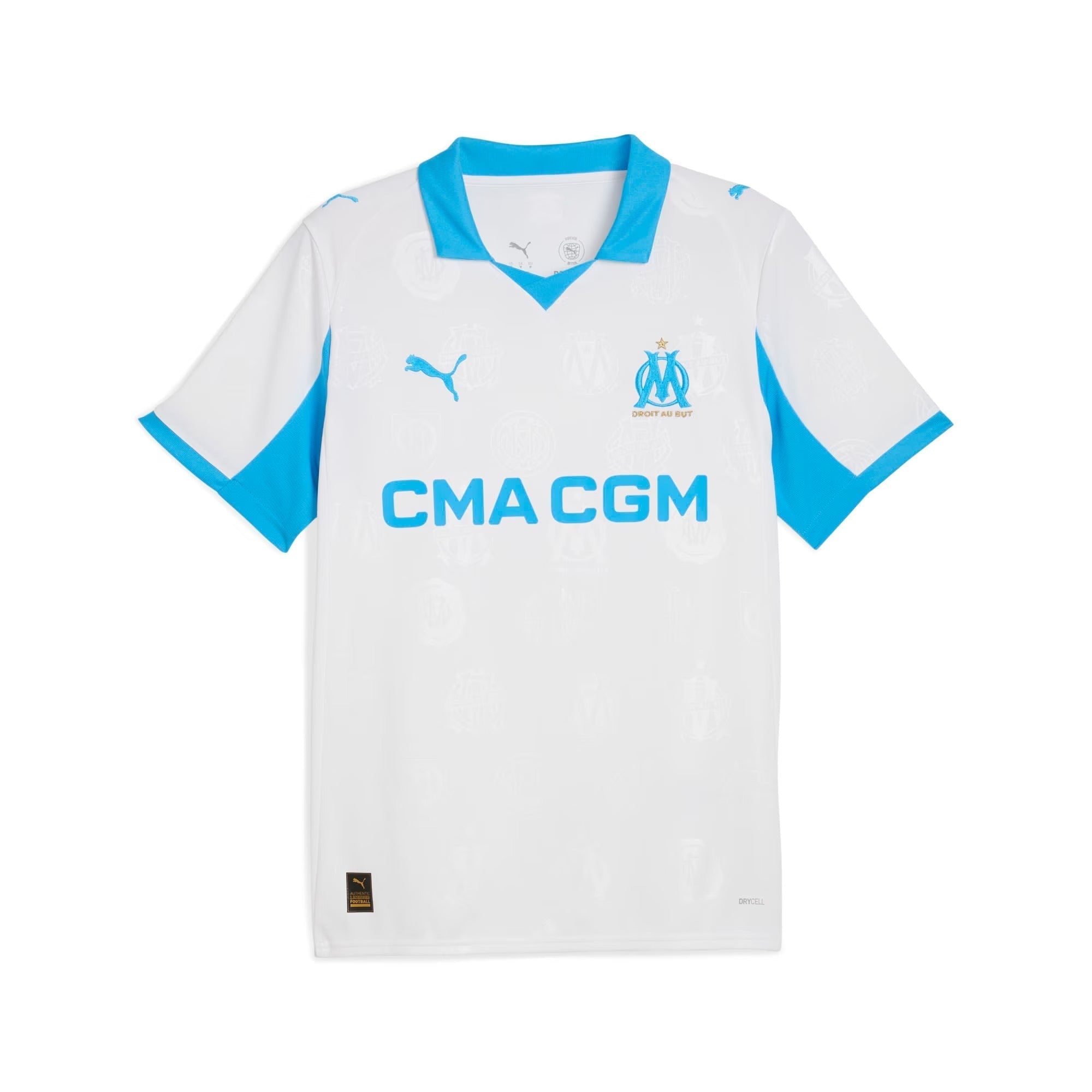 Olympique Marseille 2025/26 Custom Home Soccer Shirt - White