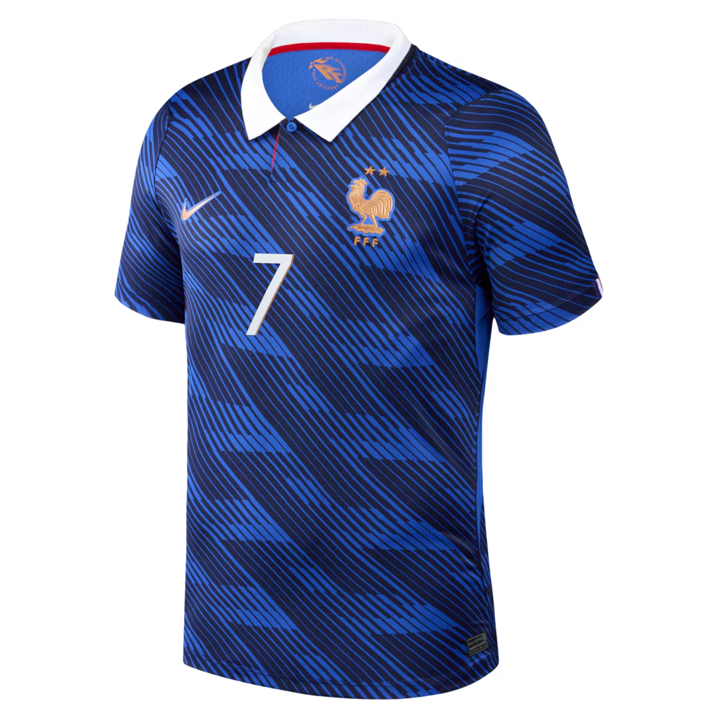 Ousmane Dembélé France National Team Nike 2026 Home Stadium Replica Jersey - Blue