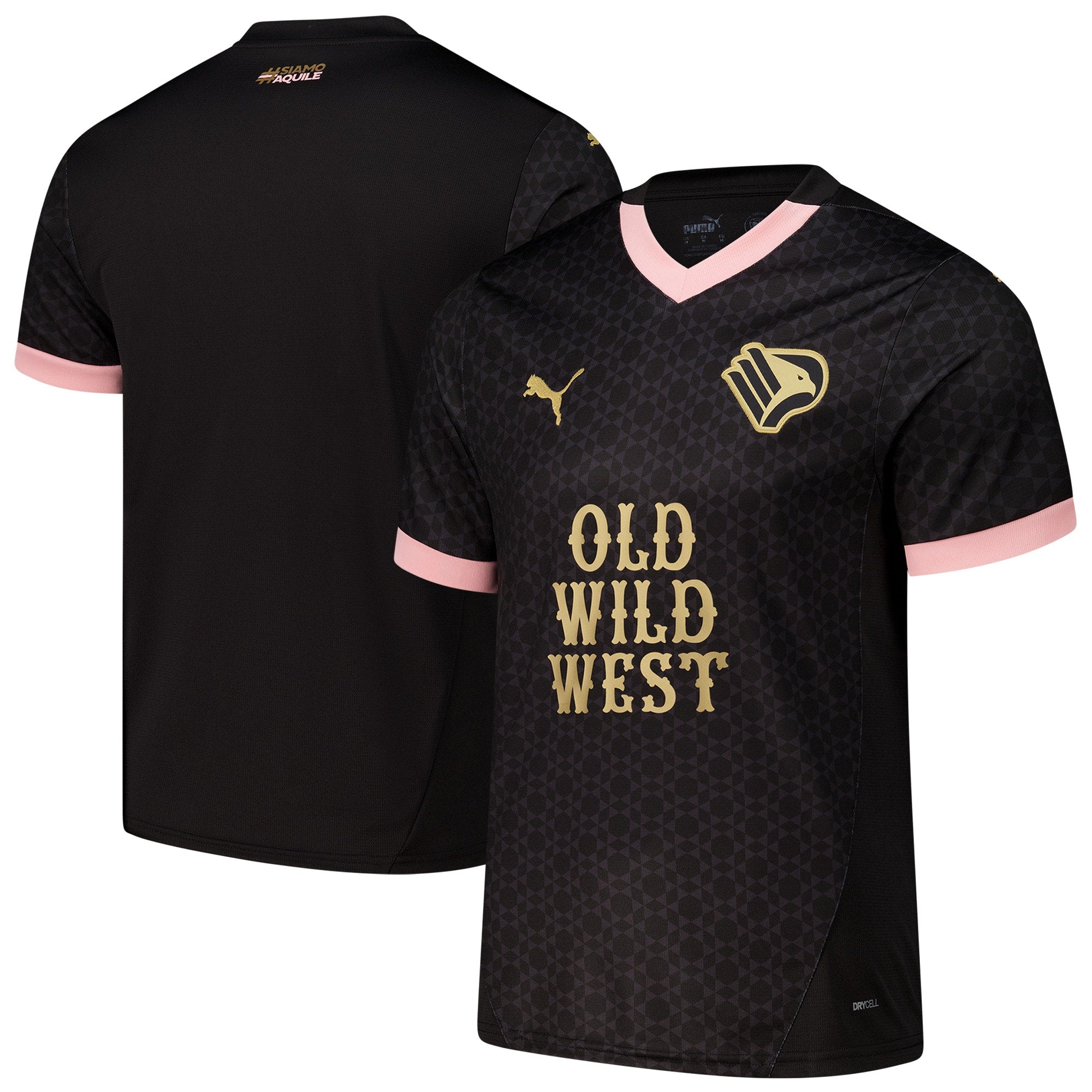 Palermo 2024/25 Away Custom Soccer Shirt - Black