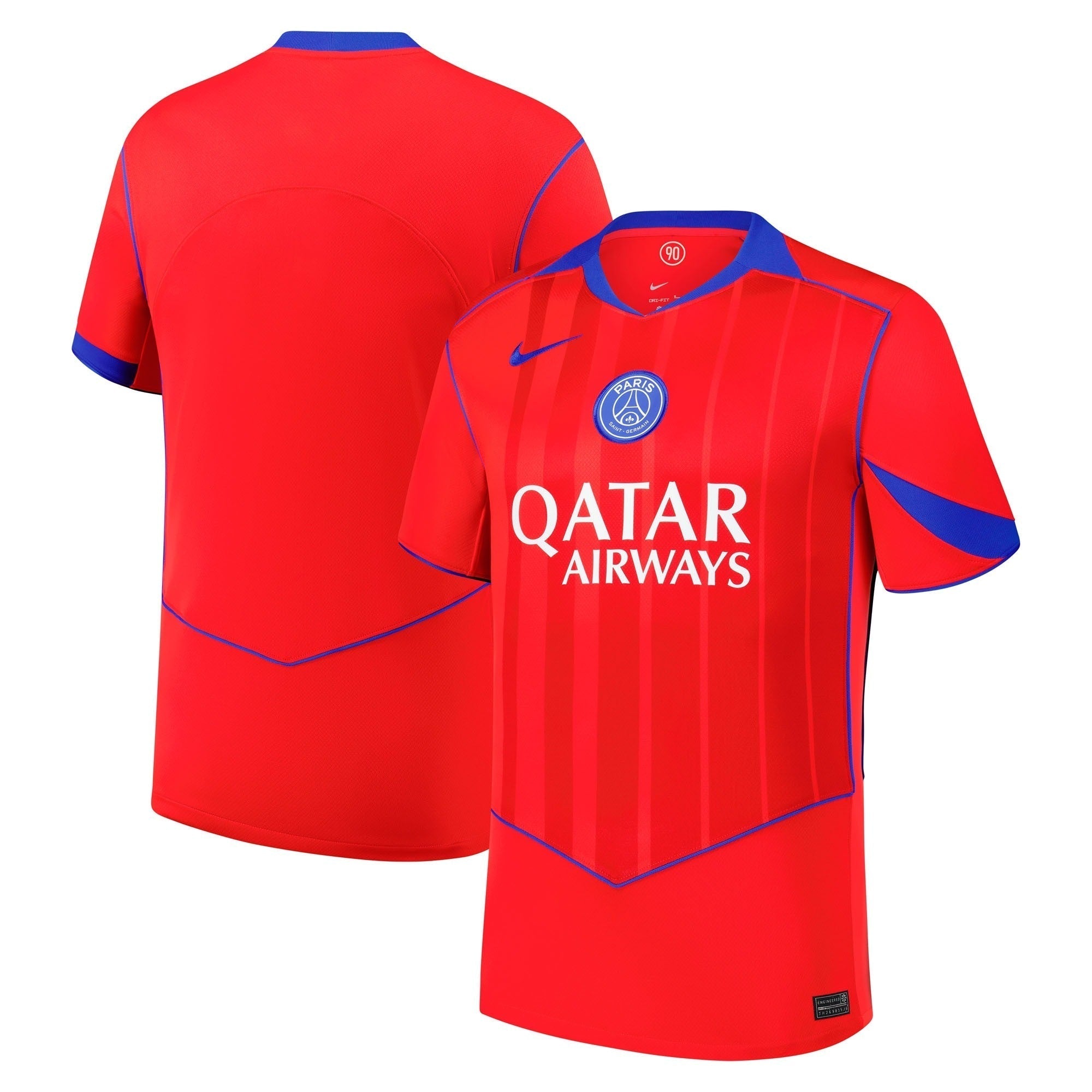 Paris Saint-Germain 2025/26 Third Custom Soccer Shirt - Red