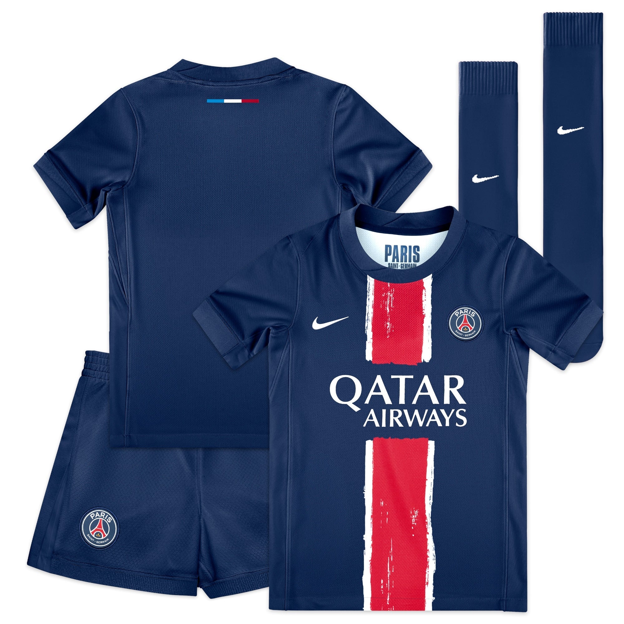Paris Saint-Germain Preschool 2024/2025 Home Customized Stadium Kit Set - Navy