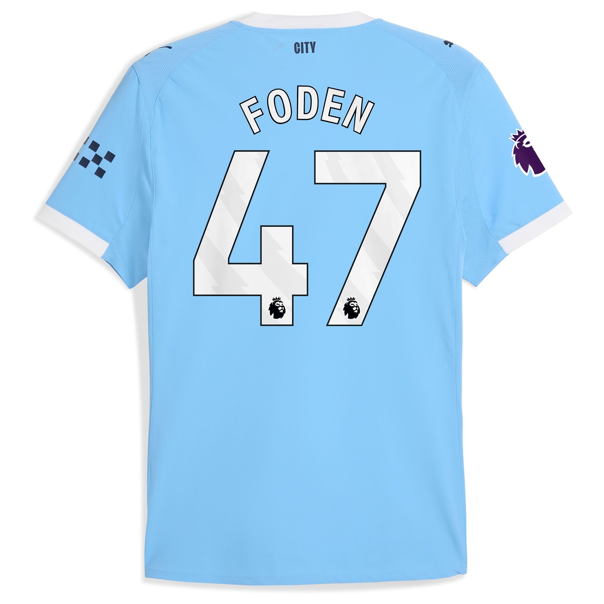 Phil Foden Manchester City 2025/26 Home Player Soccer Shirt - Sky Blue