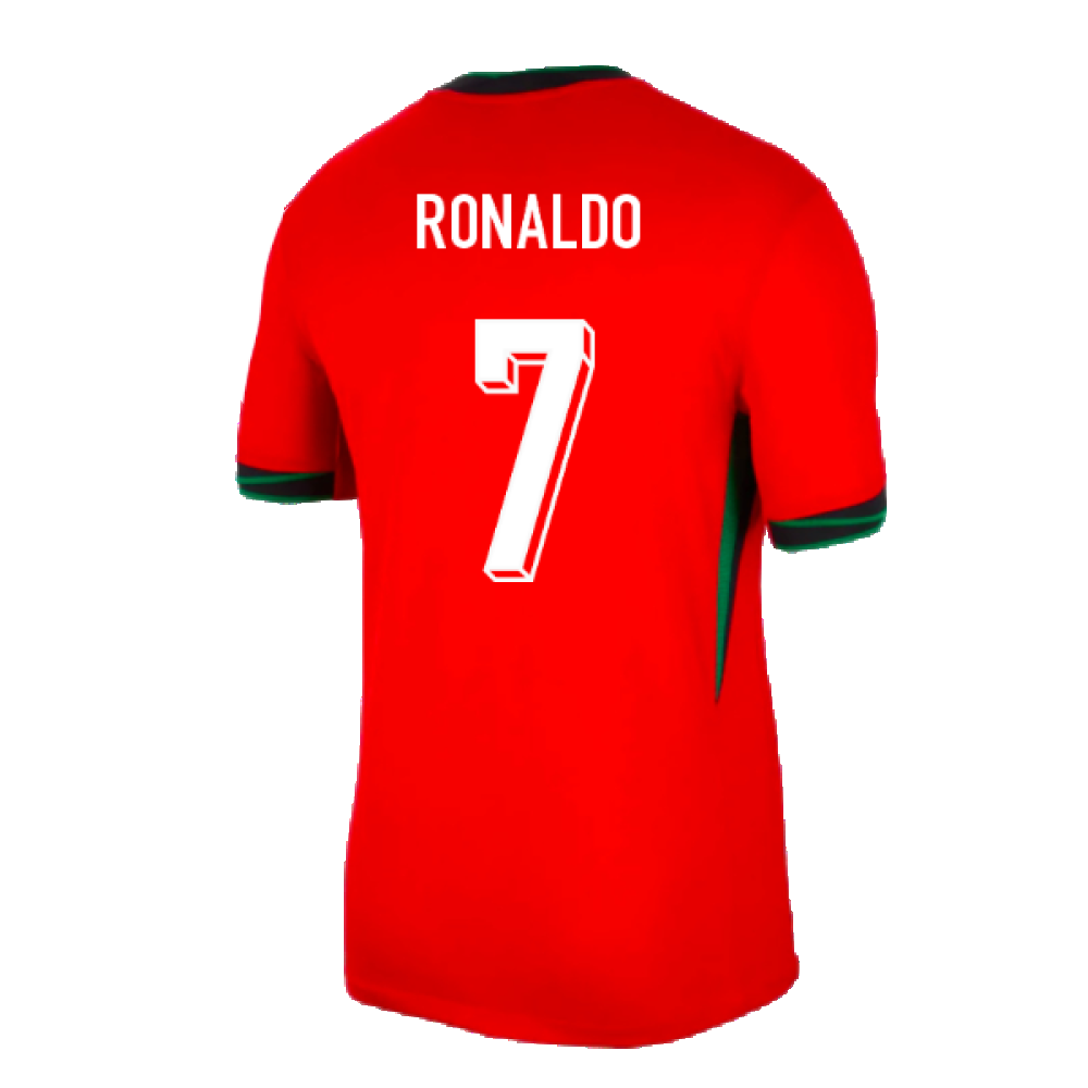 Portugal Home 2024-2025 Ronaldo 7 Soccer Shirt - Red