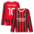 Rafael Leão AC Milan 2024/25 Home Long Sleeve Player Soccer Shirt - Red