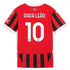 Rafael Leão AC Milan 2024/25 Home Player Soccer Shirt - Red