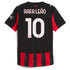 Rafael Leão AC Milan 2025/26 Home Player Soccer Shirt - Red