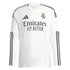 Real Madrid  2024/2025 Home Customized Long Sleeve Soccer Shirt - White