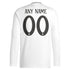 Real Madrid  2024/2025 Home Customized Long Sleeve Soccer Shirt - White